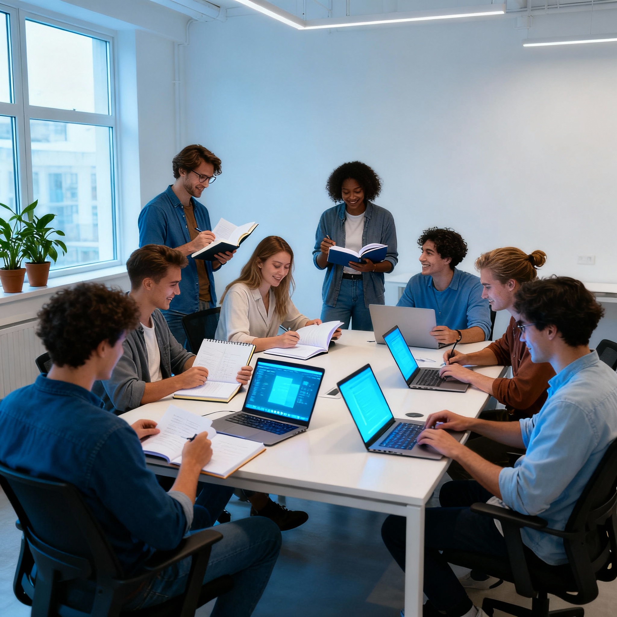 Creative PR team brainstorming innovative communication strategies and campaign ideas